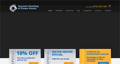 Desktop Screenshot of absoluteplumbingonline.com